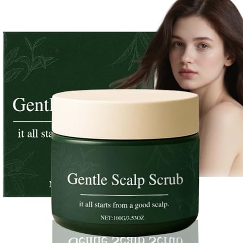 Natural Scalp Scrub,Hair Treatment to Clarify,Deep Cleansing & Nourishing Exfoliating,Hair Care for Dandruff & Itchy Scalp,Moisturizing and Comfortable,Scalp Exfoliator Scrub for All Hair Types