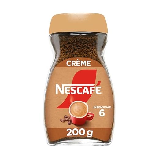 NESCAFÉ CRÈME aroma y sabor, café soluble con crema, frasco de vidrio, 200 g