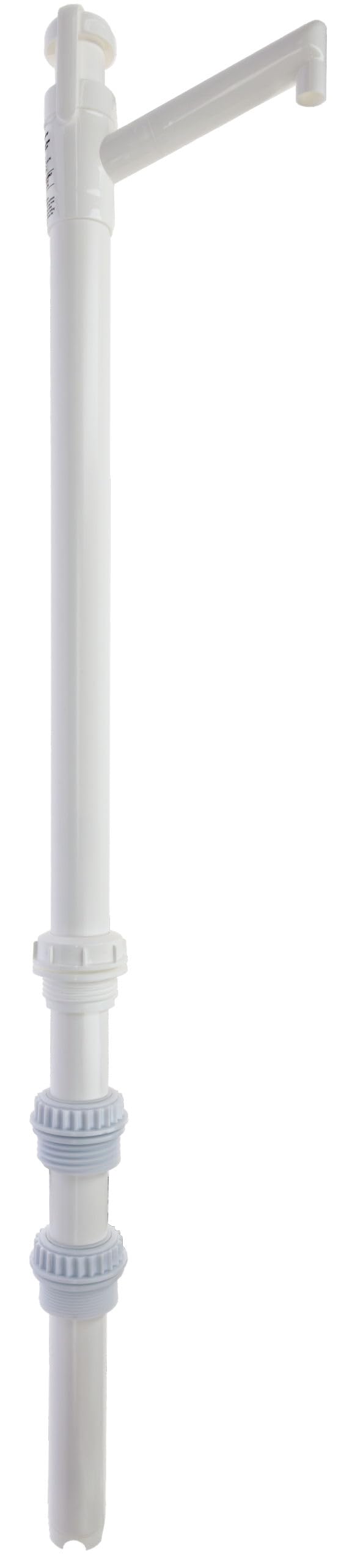 Pompa a barile Profi, Dosatore, bianco, barili da 100-220 l, resistente alle sostanze chimiche, corsa doppiata