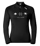 Warmer Pullover aus elastischem Fleece-Material