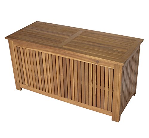 DEGAMO Kissenbox Auflagenbox ST. Vincent 115x50x61cm, Akazie geölt, FSC®-Zertifiziert, Outdoor – Bild 3