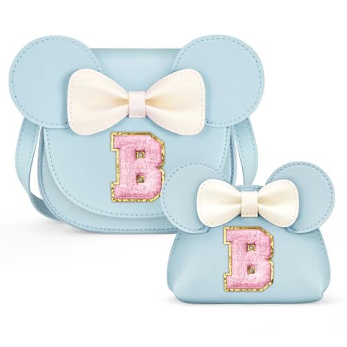 Image of Toddler Purse Gifts for Girls, Little Girl Purse Kids Wallet Crossbody Bag, Birthday Gifts for 3 4 5 6 7 8 Year Old Girl (B, Blue)