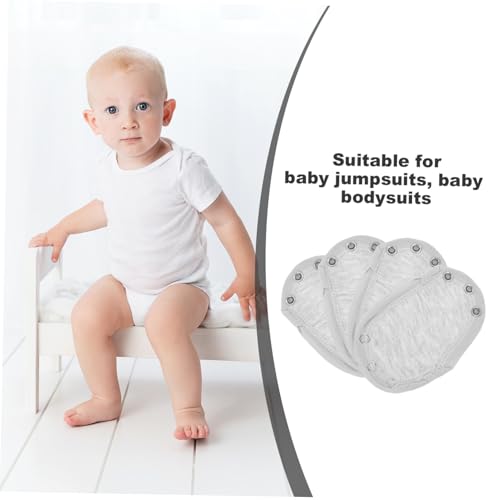 4pcs fart jacket girl extension belt baby jumpsuits extender bodysuit snap extender Extender extension3