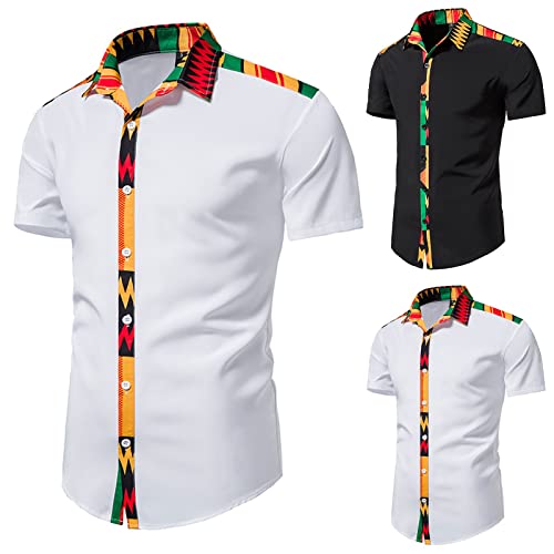Chemise tropicale décontractée homme aux finitions soignées d'été