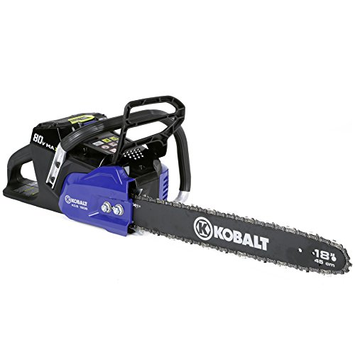 Kobalt 80-volt Max Lithium Ion 18-in Cordless Electric Chainsaw (No Battery and Charger Tool Only)