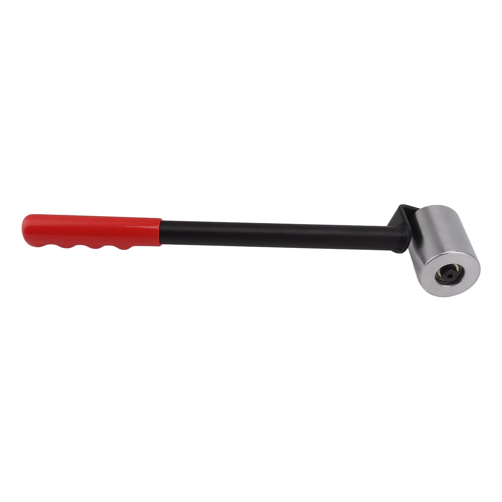 Rodillo de Costura para Papel Tapiz, Rodillo de presión Manual, Eje de Hierro de 6cm con Estructura metálica Recta y Funda de Goma, Mango Largo para el Sellado de Esquina
