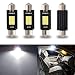 iBrightstar Newest 9-30V Extremely Bright 212-2 578 Festoon Error Free 1.61" 41mm LED for Interior Map Dome Lights and License Plate Courtesy Lights, Xenon White