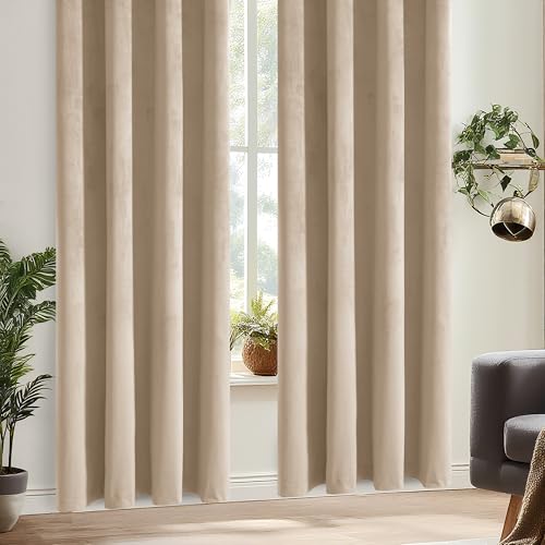 Rideau moderne doux pour chambre et salon cocooning