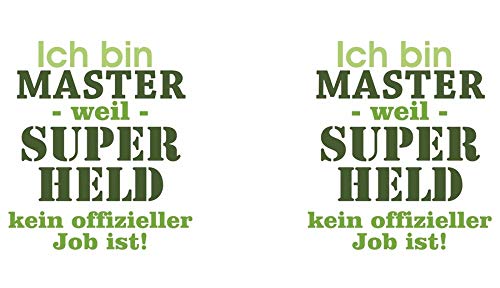 Samunshi® Master Tasse mit Spruch Geschenk für Master Mann Frau Kaffeetasse groß Lustige Tassen zum Geburtstag grün 300ml – Ansicht 2