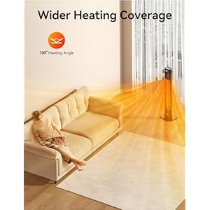 VAGKRI Outdoor Heaters, 1s Heating Carbon Infrared Patio Heaters With Remote, 9 Heat Levels, 24H Timer, IPX5 Waterproof, 42in Electric Space Heaters for Home, Office, Restaurant, Patio, and Garage VAGKRI Outdoor Heaters 1s Heating Carbon Infrared Patio Heaters With Remote 9 Heat Levels 24H Timer IPX5 Waterproof 42in Electric Space Heaters for Home Office Restaurant Patio and Garage