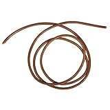 Fonction pratique Rayher 8300904 SB-Btl Lot de 2 Courroies Rondes en Cuir de Vachette 2 mm 100 cm