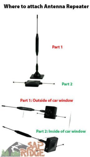 Car / RV / Mobile Home / Cell Phone Antenna Signal Strength Booster Repeater