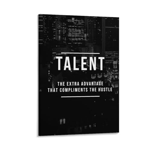 Talent Canvas Painting Wall Art, for Room, Bedroom Decoration Aesthetics 12x18inch(30x45cm)
