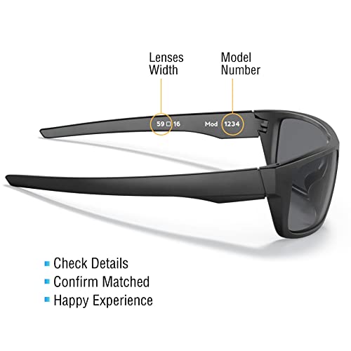 Image of Bowyer Replacement Lenses for Costa Del Mar Brine Sunglasses