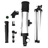【Gran equipo fotográfico】 Gran accesorio para entusiastas de la astronomía, te brinda mucha diversión. Este telescopio es adecuado para principiantes y entusiastas de la astronomía, especialmente el mejor regalo para niños. Es una excelente manera de abrir las maravillas del universo a los aspirantes a astrónomos.