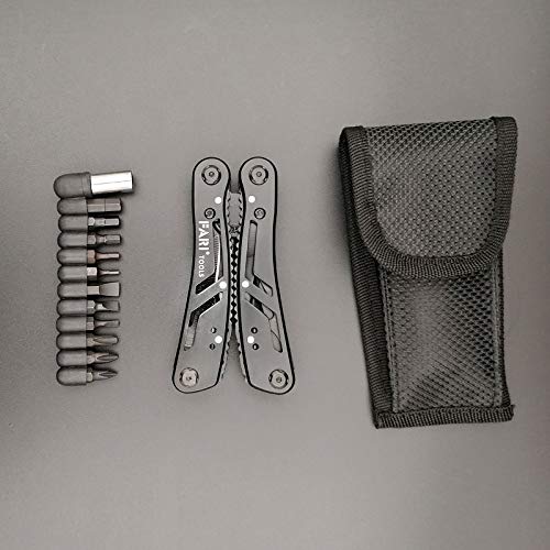 FARI Multitool Pliers, 21 In 1 Pocket Knife Folding Multi-tool Kit for Men and Women, Handy Gifts Pocket Tool for Backpacking, Camping, Hiking, Hunting, Fishing