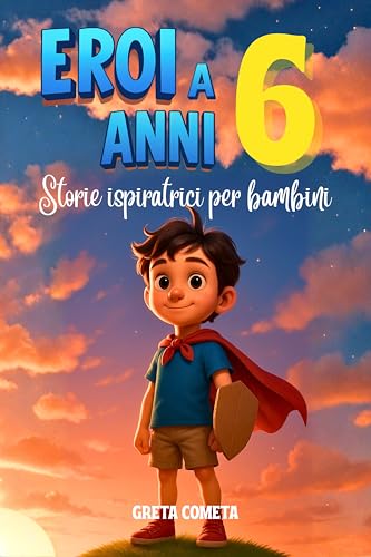 Eroi a 6 Anni: Storie Ispiratrici per Bambini su Coraggio, Amicizia e Autostima per Scoprire il Proprio Potenziale (Eroi ed Eroine di Ogni Giorno: Libri Motivazionali per Bambini e Bambine)