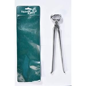 Miniature Hoof Nipper 10″ for Ponies Vanadium Steel Farrier Tool in Dull Finish