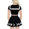 Littleforbig Usagi Sailor Luna Bauchfreies Top mit Kragen, Kawaii Sailor Luna – Bild 7