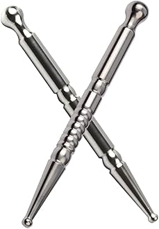 FeelFree Sport Deep Tissue Massage Tool-Stainless Steel Acupuncture Pen-Trigger Point Massage Relief Pain Therapy Tools Full Body Relaxing Trigger Self-Massage Acupressure Bar (B)