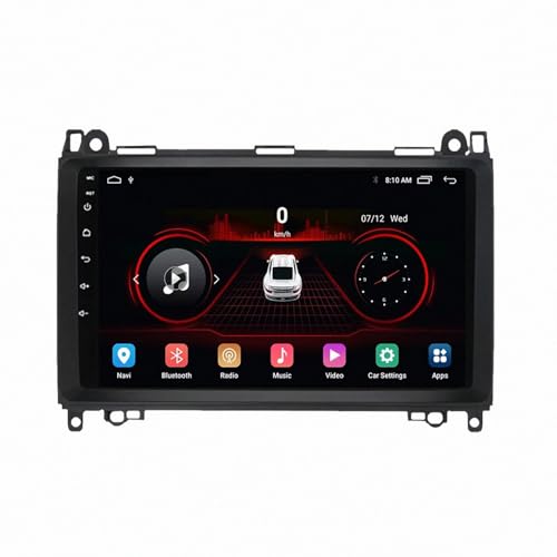 Pantalla Carplay Mercedes Benz W169 W245 W906 de 4 núcleos y 4G+64G con navegación GPS