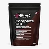 Biomel Complete Gut - Belgian Chocolate - Advanced Gut Health - 450g/30 Servings - Vegan Friendly - Gluten Free - Delicious & Effective