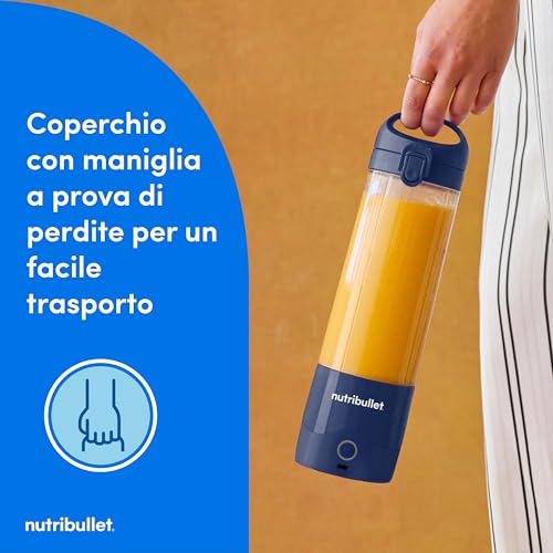 NutriBullet Portable 0,475 L Frullatore per sportivi Blu 3 NutriBullet Portable 0,475 L Frullatore per sportivi Blu