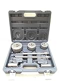  Kit frese carotatrici/carotatrice per trapano 9 pezzi c/2 barre SDS Plus + SDS Max