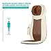 Naipo Neck & Back Massager Shiatsu Massage Chair for Seat Cushion Pad Full Body–3D Deep Kneading Vibration Heat Relieve Muscle Pain for Home Office Use