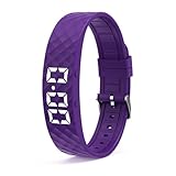 【Design simple et intuitif】 Ce Bracelet d'alarme Vibrant est doté de deux boutons pour un réglage rapide de l'alarme. Bracelet Reveil commandes intuitives permettent d'adapter facilement la programmation à différents groupes d'âge. Le système prend en charge la programmation de rappels récurrents sans configuration complexe