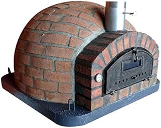 Authentic Pizza Ovens Rustic Pizzaioli Traditional Brick Premium Pizza Oven, Wood Fire Outdoor Oven