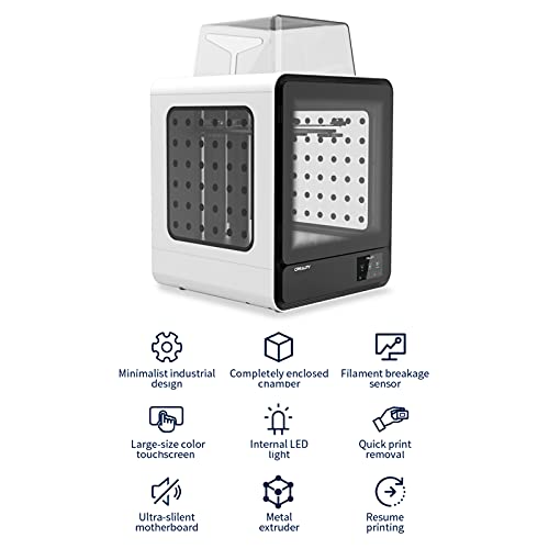 CR-200B Desktop-3D-Drucker Ultra-leises Mainboard 200 x 200 x 200 mm Druckgröße Unterstützung Filamenterkennung Fortsetzen des Druckens mit 4,3-Zoll-Farb-Touchsn-8G-SD-Karte - Image 3