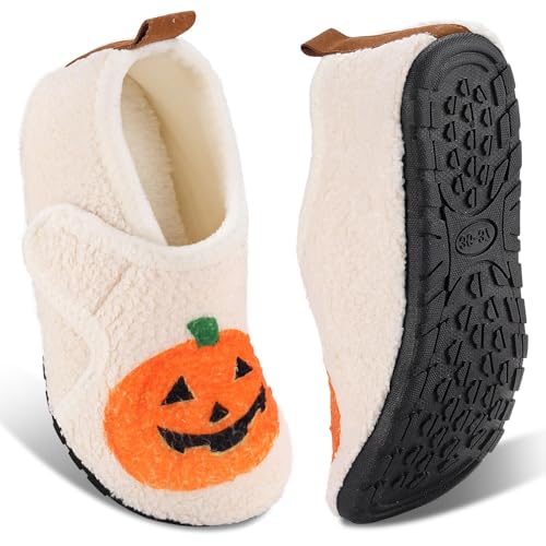 Image of Ibeauti Women Mens House Slippers Lightweight Comfy Barefoot Slipper Socks Rubber Sole House Shoes for Indoor /Outdoor Bedroom Travel