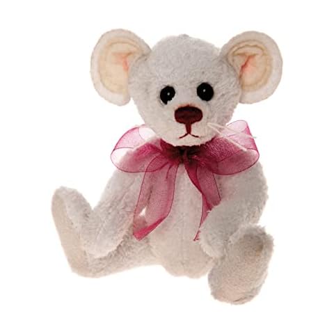 Charlie Bears - Mini Teddy Bear Keyring - 13cm Collectible Fluffy Plush Cute Keychain (Wool) Cover