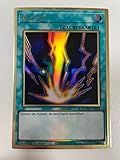  Yu-Gi-Oh! Raigeki MGED-DE038 Gold Rare - Deutsch + 1 x Heartforcards Toploader