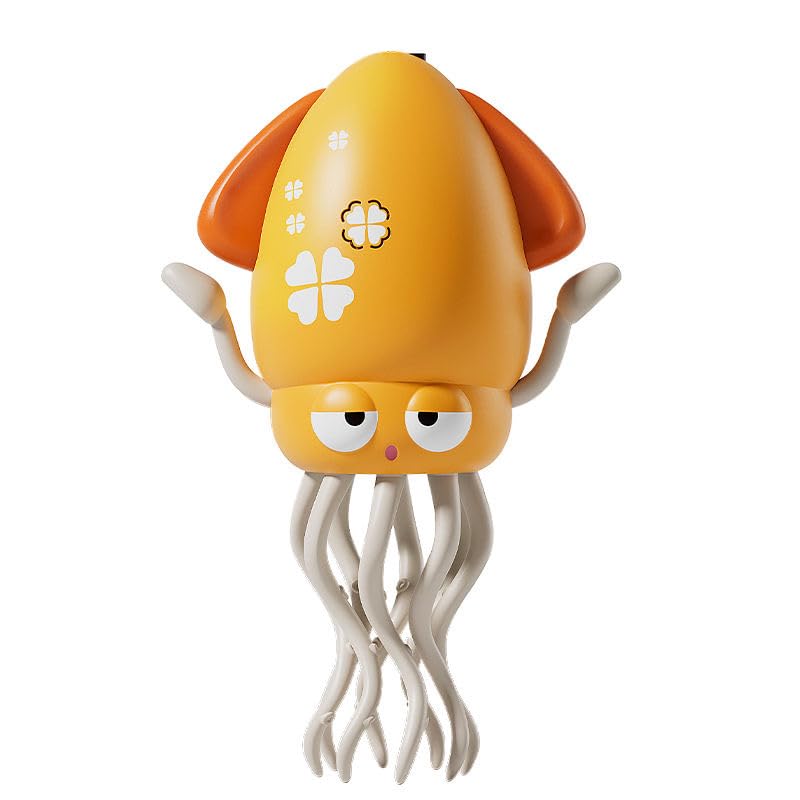 Image of CHDBLOCK Electric Dancing Octopus Baby Toy, Automatic Evasion Octopus Toy with Led Light and Music, Interactive Entertainment for Baby Sensory Development Birthday Gifts(Yellow)
