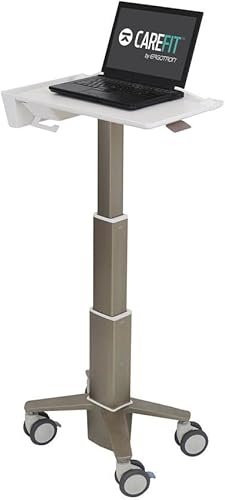 Miniatura 1 de Ergotron C50-1100-0 CareFit Slim - Carrito para portátil - Aluminio - Blanco, Gris Cálido - Tamaño de pantalla hasta 15,6 pulgadas