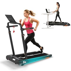 JUMMICO Laufband für Zuhause klappbar mit Steigung 5%, Walking Pad unter Schreibtisch, Roller, 1-12 km/h bis 100 kg, mit APP-Steuerung Fernbedienung, 39 cm Lauffläche