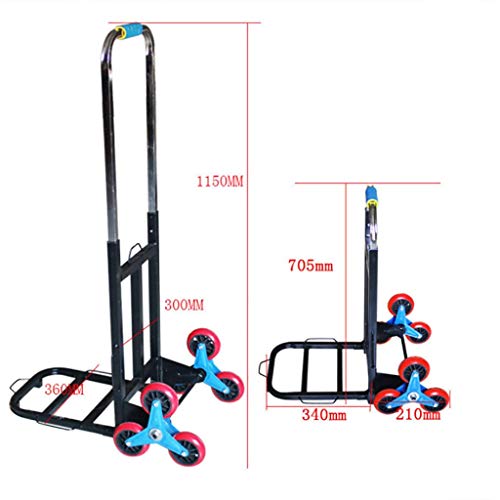 Carretilla plegable multifuncional de acero carbono miniatura 2