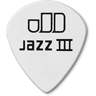 Dunlop 478 TORTEX White JAZZ III Picks (12-Pack) 1.14 mm - Les Beatles, Paul McCartney, John Lennon, RIngo Starr, George Harrison Dunlop 478 TORTEX White JAZZ III Picks (12-Pack) 1.14 mm – Image 3