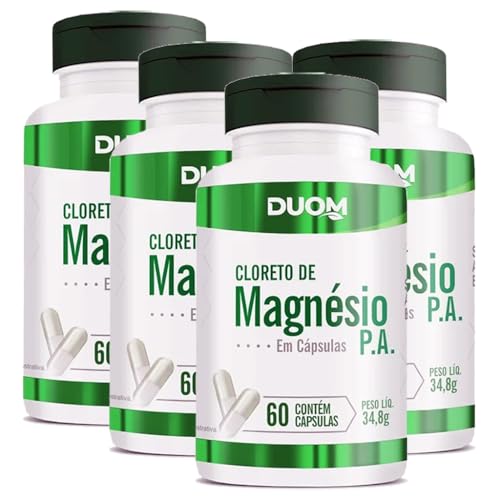 Cloreto de Magnésio P.A. 60cps Duom | Kit 4 Frascos