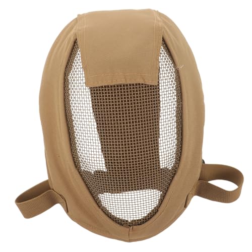 BRIGHTFUFU Breathable Mesh Fencing Face Guard Mask for Outdoor Activities Protective Cover with Ventilation for Sports and Training