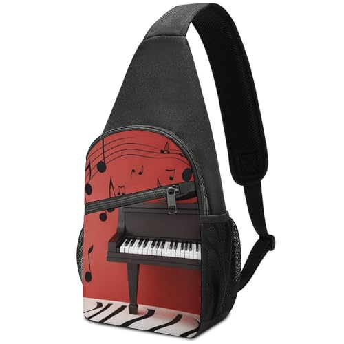 Bolso bandolera casual para mujer y hombre miniatura 1