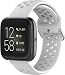 Produktbild NeatCase kompatibel mit Fitbit Versa 2 / Versa/Versa Lite Armband, Silikon Uhrenarmband Sportarmband (Weiß)