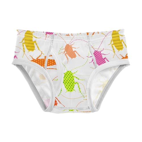 visesunny Boys Potty Training Underwear Funny Cockroaches Breathe Cotton Briefs Size 2T-8Y for Toddler