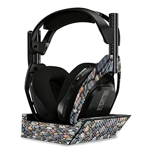 Image of MightySkins Carbon Fiber Skin Compatible with Astro A50 Wireless Headphones + Base Station (Gen 4) - Riverbed | Protective, Durable Textured Carbon Fiber Finish | Easy to Apply | Made in The USA
