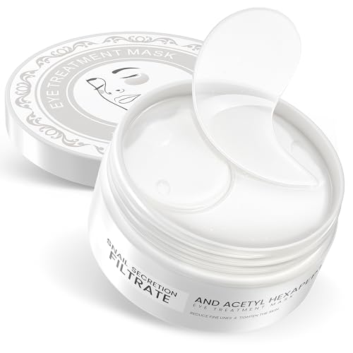 Image of NAZANO Under Eye Patches - 60 Pack Eye Mask | for Puffy Eyes, Dark Circles, Bags & Wrinkles with Collagen & Hyaluronic Acid - Eye Care Pads for Daily Skincare (White)