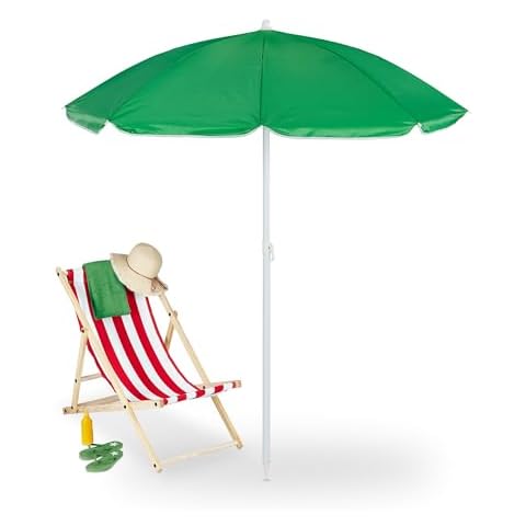 Parasol Relaxdays 160 cm Cover