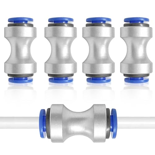 Juego de 4 racores neumáticos para Bambu Lab X1, X1C, X1E, P1P, P1S - Conectores de tubo de PTFE 3D - Adaptador de guía de filamento de alta precisión - Reemplazo rápido y fiable