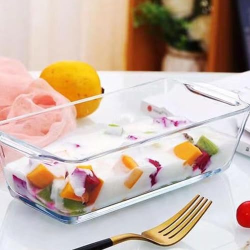 Plat de cuisson en borosilicate rectangulaire pour pain et dessert - 6